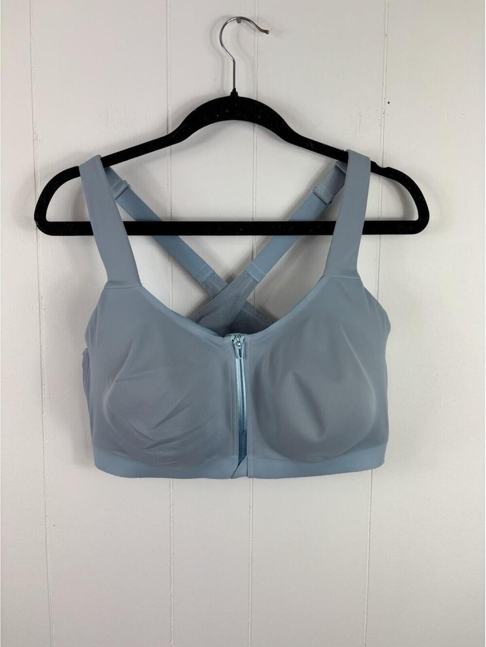 Victoria’s Secret On Point Front zip Maximum Support Bra Bule Women Size 38DDD